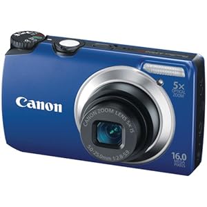 2013 Low Cost Digital Camera : Canon Powershot A3300 16 MP Digital Camera with 5x Optical Zoom (Blue) Best Price