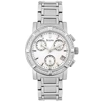 Bulova Women's Diamond Chronograph Watch #96R19