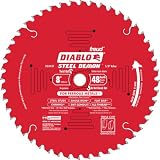 Freud Diablo D0848F 8 x 48-Tooth Steel Demon TCG Ferrous Cutting Circular Saw Blade 5 8 Arbor by Freud