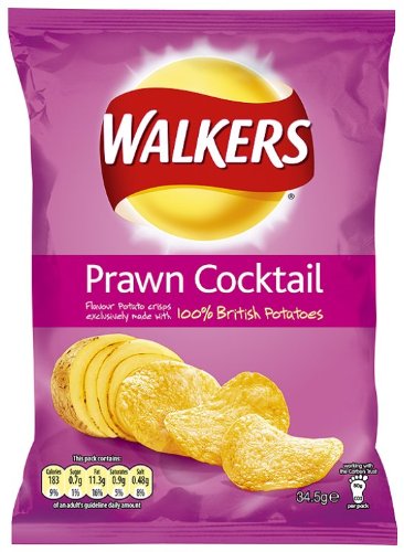 Walkers Crisps Prawn Cocktail 34.5 G (pack Of 48) Picture