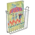 Classico Magazine Rack (Chrome) (8.5"H x 10.5"W x 3.5"D)