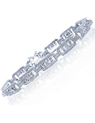14k White Gold Diamond Bracelet 21.2g (2 1/2Cttw, VS Clarity, F Color)