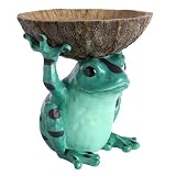 Tropical Frog Birdbath