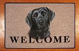 Black Labrador Decorative Mat