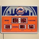 New York Mets LED Scoreboard Clock