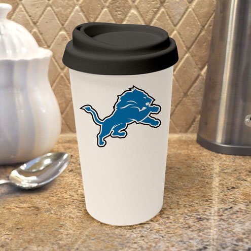 NFL Detroit Lions Logo Travel Mug
