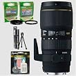 Sigma 70-200mm f/2.8 EX DG APO Macro HSM II Zoom Telephoto Lens & Filters for Canon EOS
