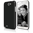 elago G6 Slim Fit Case for Galaxy Note 2 + HD Professional Extreme Clear film included - Full Retail Packaging - Soft Feeling Black