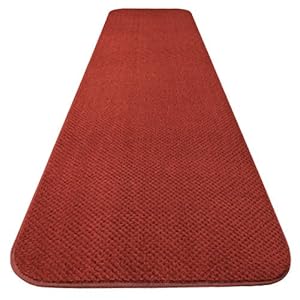 Skid-resistant Carpet Runner - Brick Red - Many Other Sizes To Choose From