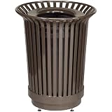 Rubbermaid Americana Series 24 Gallon 1'' Thick Slat Open Top Receptacle