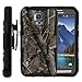 S5 Active Case, S5 Active Holster, Two Layer Hybrid Armor Hard Cover - Nature's Camouflage