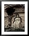 Great Buddha at Bingling Temple, Yellow River, Near Lanzhou, China Religion & Philosophy Framed Art Poster Print by Occidor Ltd, 25x31