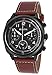 Bulova Men's 'Classic' Quartz Stainless Steel and Leather Watch, Color:Brown (Model: 98B245)