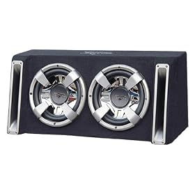Lanzar VCHB212 Vector 2400 Watts Dual 12 Inch Slim Designed Bass Box Enclosure Lanzar VCHB212 Vector 2400 Watts Dual 12-Inch Slim Designed Bass Box Enclosure