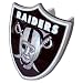 Oakland Raiders NFL Pewter Logo Trailer Hitch Cover