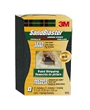 3M SandBlaster 9558 Dual Angle Sanding Sponge, 2.625 in x 4.5 in x 1 in, 60-Grit