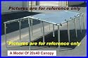 20 X 40 Canopy Tent Kit for Cars Truck Boat Swimming Pool, Picnic, Party and More (Please Read Description)