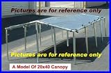 51%2BvsK0hAsL. SL160  20 X 40 Canopy Tent Kit for Cars Truck Boat Swimming Pool, Picnic, Party and More (Please Read Description, Pipes Are Not Included)