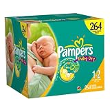 Pampers Baby Dry Diapers - Size 1-2 (264 Count)