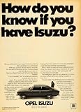 1976 Ad GM General Motors Opel Isuzu Automobile Vintage Buick Car Motor Vehicle - Original Print Ad