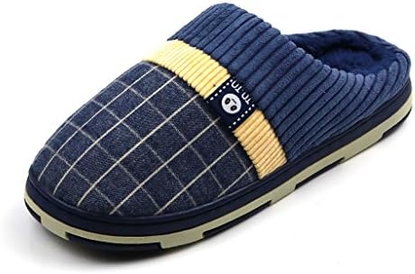 SunshineSeabeach Suade Comfortable and Relaxing Slip-on Clog Slippers Footwear Memory Foam Clog(Blue270/6.0-7.0)