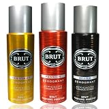 Produkt-Bild: 3er-Set Brut Deo Musk, Instinkt und Passion / Deodorant for men / Herrend&uuml;fte / Sinnliche D&uuml;fte der Trendmarke Musk / je 200ml