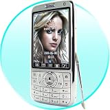 Unlocked Quad Band Touchscreen Cell Phone - Large Display Silver Edition