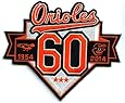 Baltimore Orioles 60th Anniversary 1954-2014 MLB Baseball Jersey Patch