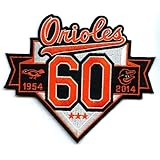 Baltimore Orioles 60th Anniversary 1954-2014 MLB Baseball Jersey Patch