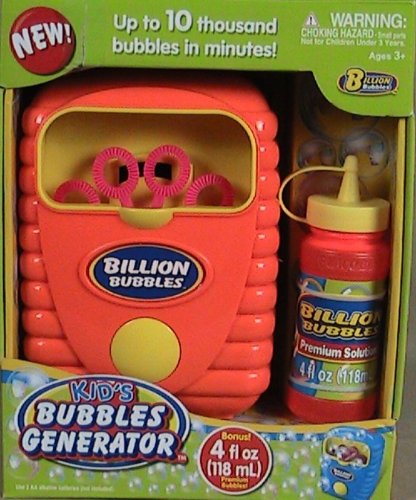 Bubbles Machine:Billion Bubbles Generator with Bonus: 4 FL OZ Bubbles Images