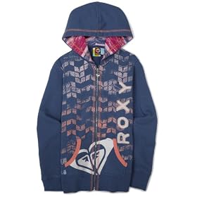 Roxy Girls 7-16 Tumbling Dice Zip-Up Hoodie