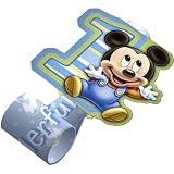 Mickey's 1st Birthday Blowouts (8 count)