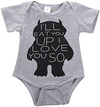 Genius Baby Monster Funny One-piece Baby Bodysuit Clothes for Boys and Girls