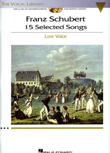 Franz Schubert - 15 Selected Songs (Low Voice) Book/Online Audio (Vocal Library)