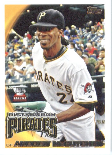2010 Topps Baseball Card #110 Andrew McCutchen Pittsburgh Pirates - Mint Condition - Shipped In Protective ScrewDown Display Case!