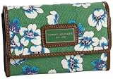 Tommy Hilfiger Mission Floral Bi-Fold Wallet,Medium Green,one size