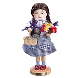 Kurt Adler Steinbach 15.75-Inch German Nutcracker Wizard of Oz Series, Dorothy