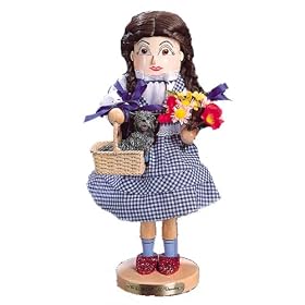 Kurt Adler Steinbach 15.75-Inch German Nutcracker Wizard of Oz Series, Dorothy