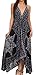 Sakkas Shana Batik Embroidered Handkerchief Hem Adjustable Halter Dress