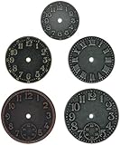 Metal Timepieces by Tim Holtz Idea-ology, 5 per Pack, Various Sizes, Antique Finishes, TH92831