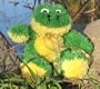 Huggables Frog Stuffed Toy Latch Hook Kit