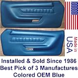 1971-1973 Mercury Cougar Right Side Front Only BLUE Door Panel Cap Overlay Restores the original factory part