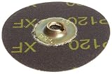 3M 361F P120 Grit, 3" Diameter Aluminum Oxide Roloc Cloth Disc, XF Weight (50 Pack)