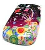 Samsung R355c Retro Circle Butterfly Wonderland Design Hard Case Cover Skin Protector NET 10 Straight Talk