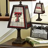 Texas Tech Red Raiders Memory Company Art Glass Table Lamp NCAA College Athletics Fan Shop Sports Team Merchandise
