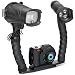 New Pioneeer Sealife DC1400 Digital Underwater 14MP Pro Duo Camera Package with SL961 Flash and SL980 Video Light for Scuba Diving & Snorkeling (SL-726)