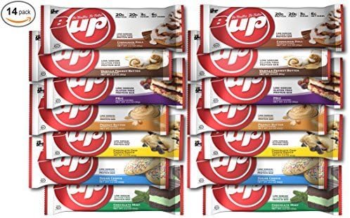 YUP BRANDS - B-UP Protein Nutritional Bar 14 Count (Variety - 2 of Each Flavor) by YUP Brands