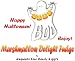 BOO Halloween Marshmallow Fudge Box