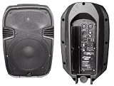 PYLE-PRO PPHP885A 400 Watts 8-Inch Powered 2 Way Plastic Molded Speaker System