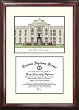Virginia Military Institute Scholar Scholar Mahogany Framed Lithograph w/Diploma Opening
